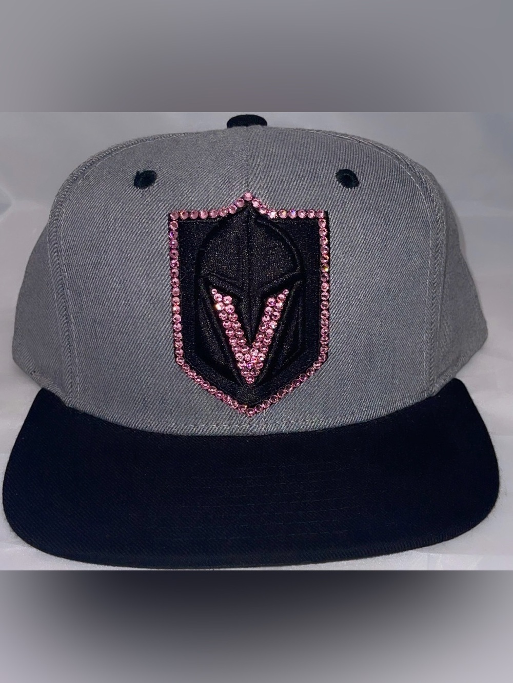 VGK Custom Swarovski Crystal SnapBack Hats